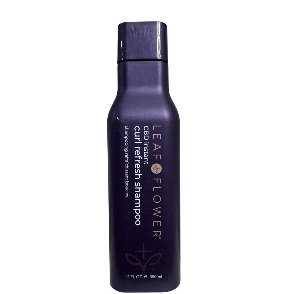 Leaf & Flower Instant Curl Refresh Shampoo 12oz Sulfate Free Hair Care
